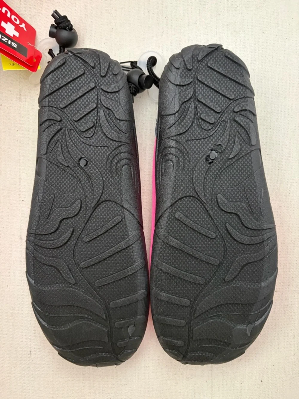 Lifeguard Kids Water Shoes Pink & Black NWT Pool Beach